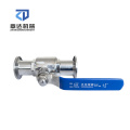 Sanitary ball valve internal threaded external threaded stainless steel globe valve manual spanner ball valve